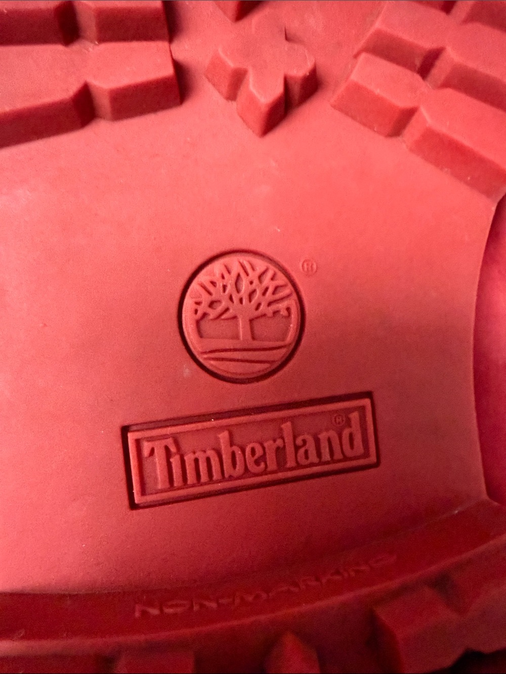 Timberland Red Nubuck 6-Inch Lace-Up Ankle Boots Size Euro 39 - Picture 10 of 10